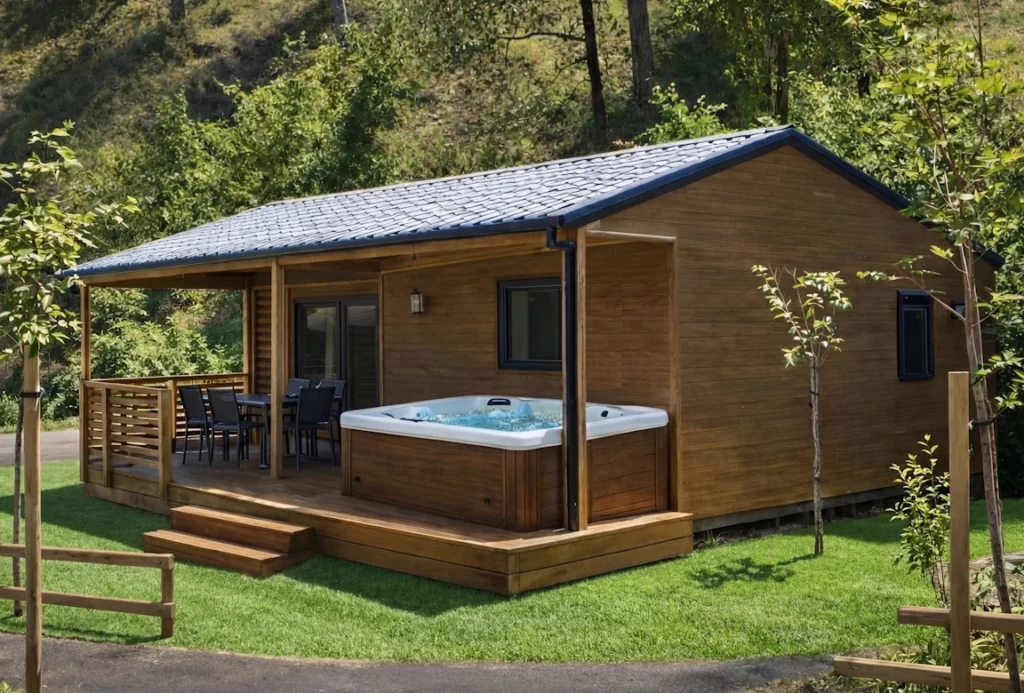 Chalet Confort plus avec jacuzzi